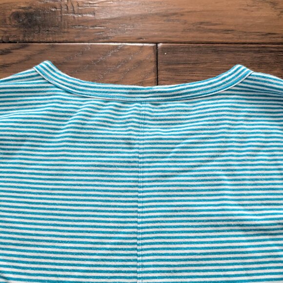 Gap Featherweight long sleeve T shirt blue striped size XS - Picture 14 of 16